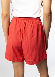 Ladies Linen Blend Beach Shorts