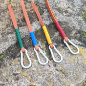 Leather key ring