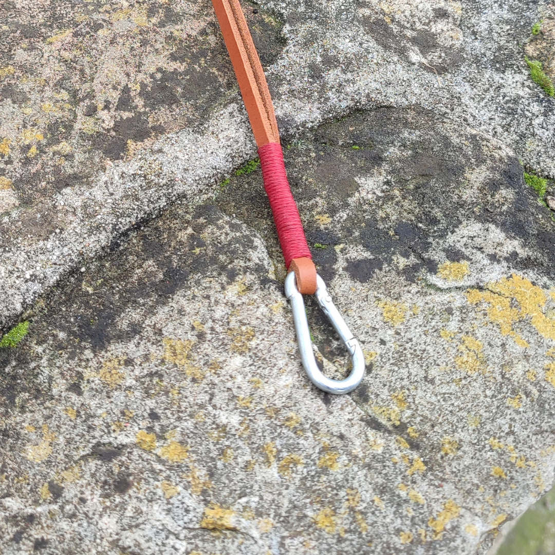 Leather key ring