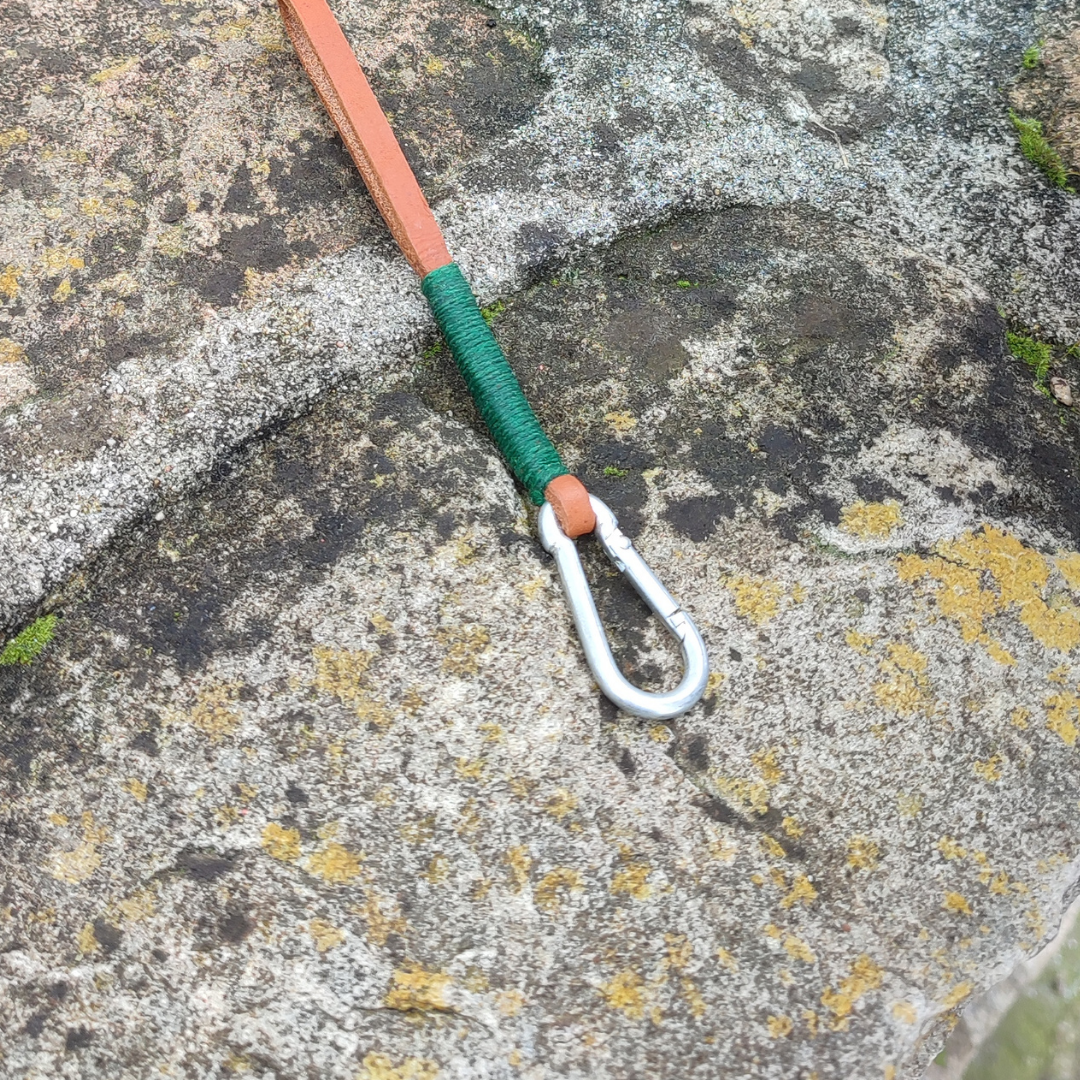 Leather key ring