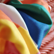 Rainbow Scrunchie
