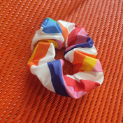 Rainbow Scrunchie