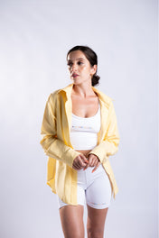 Ladies athleisure longsleeve shirts